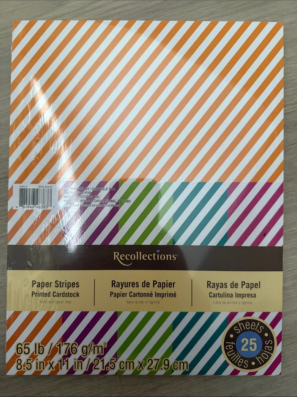 Assorted Patterned Scrapbook Paper Packs - Mixed Holiday & Chevron Prints